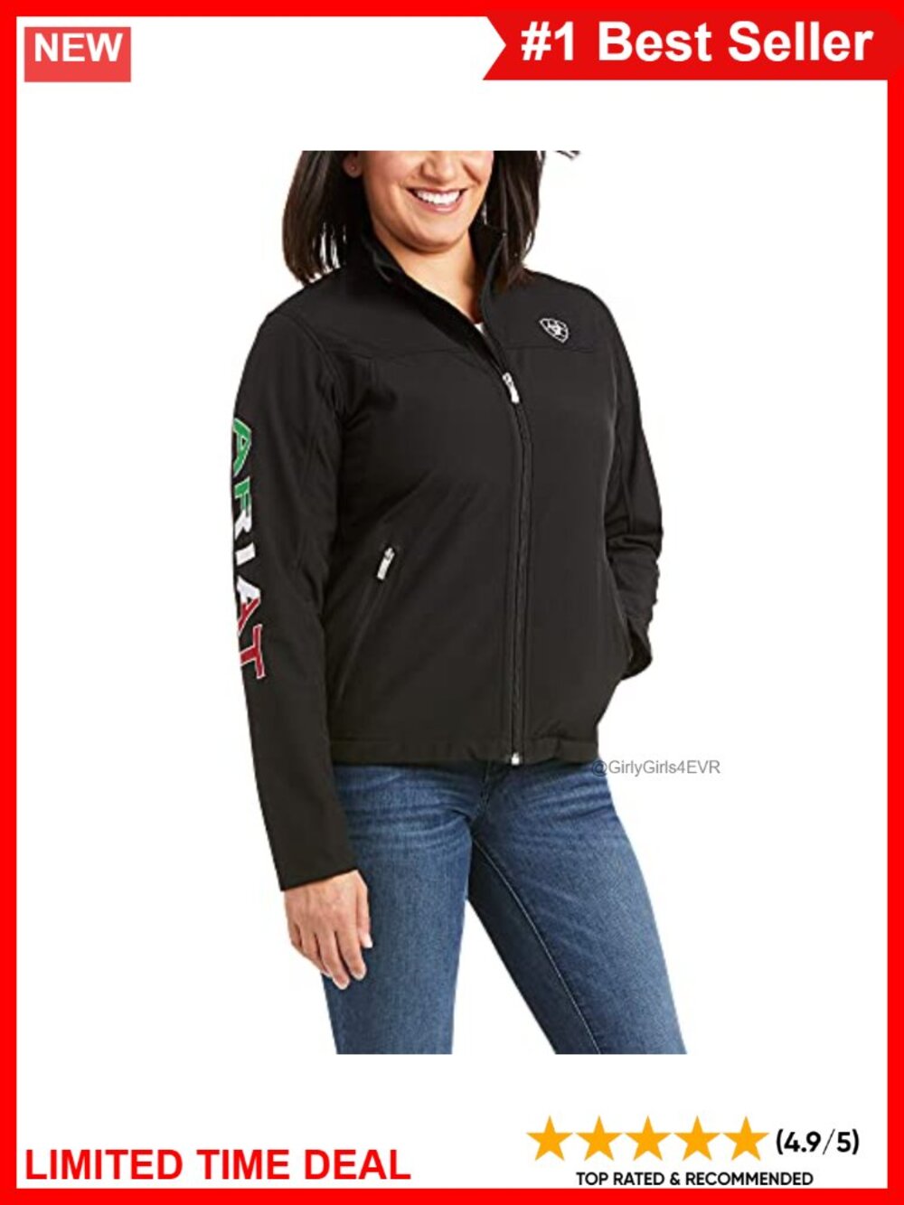 Ariat Tek Cold Series Softshell Jacket Wind Water Resistant Anorak